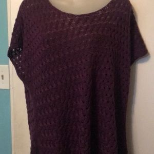 Coldwater Creek Purple Woman’s Sweater 2X